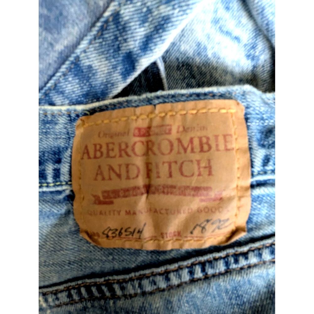 Vintage Abercrombie and Fitch Mens Jeans Baxter 34 x34 Low rise/slim Waist 36" - Picture 3 of 16